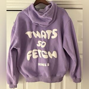 That’s So Fetch Purple Hoodie with White Text
Size S/M Series 3